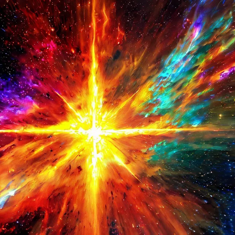 Digital art generated by stable diffusion.